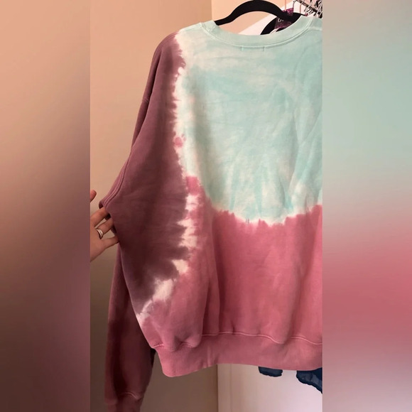 NWOT MadHappy Local Optimist Tie Dye Crewneck Sweatshirt Size Medium - Picture 5 of 8